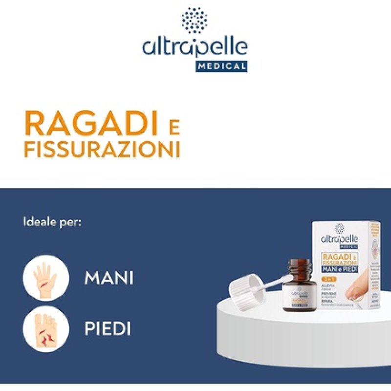Difar Distribuzione Altrapelle Medical Cracks and Fissures Hands Feet 7ml
