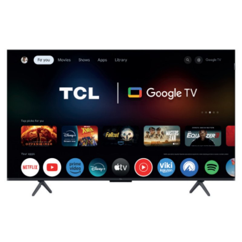 TCL 50C61K TV 127 cm (50") 4K Ultra HD Smart TV Wi-Fi Metallic