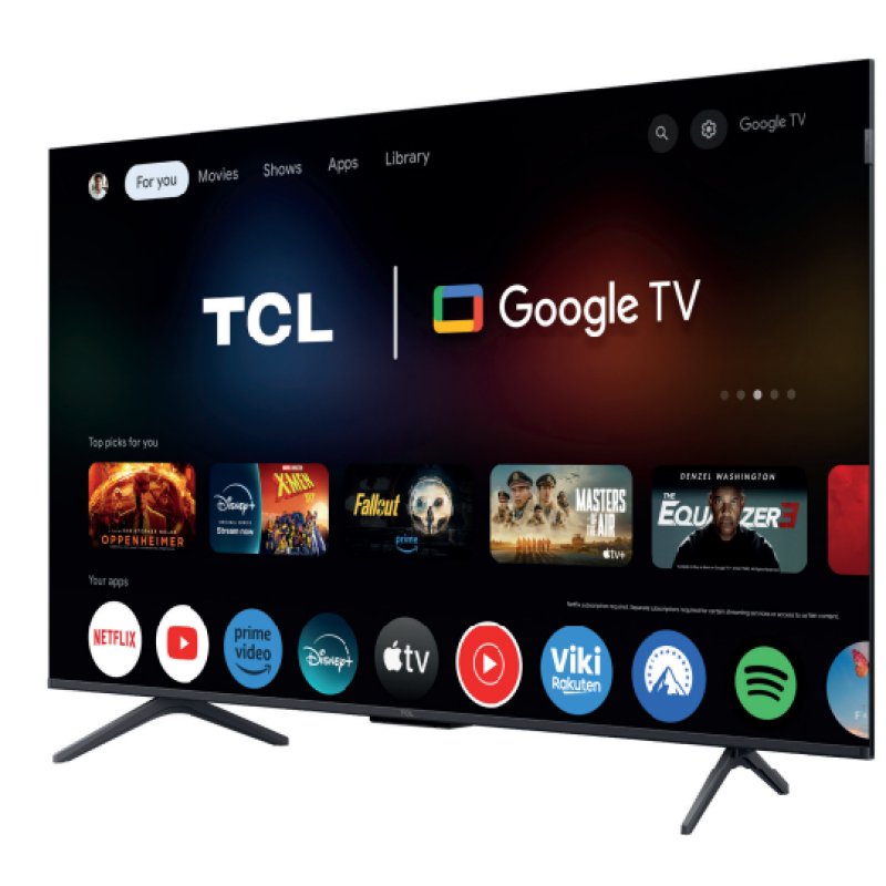 TCL 50C61K TV 127 cm (50") 4K Ultra HD Smart TV Wi-Fi Metallic