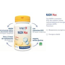 Longlife Nadh Max with Coenzyme Q10 for Energy Metabolism