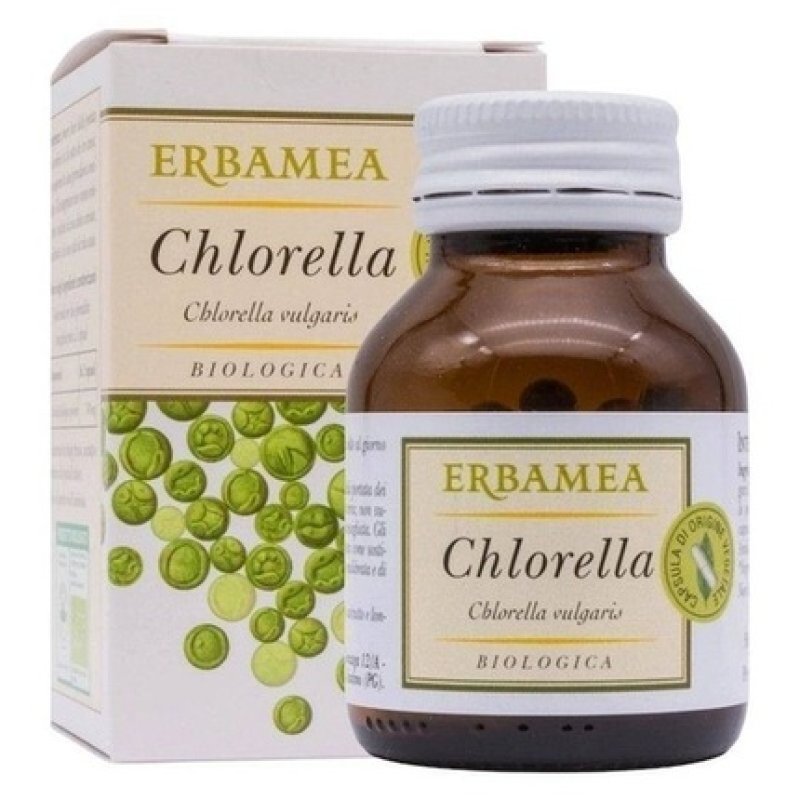 Erbamea Biological Chlorella Purifying Supplement 50 Capsules