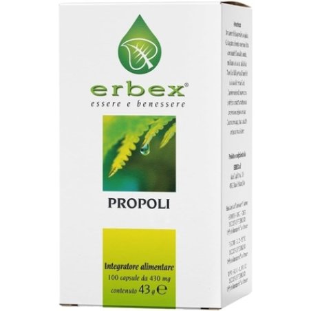 Erbex Pure Propolis Supplement Capsules - Perfect for the System