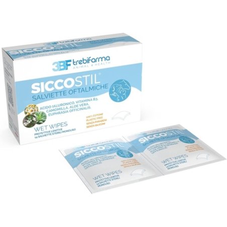 Siccostil Ophthalmic Wipes Soothing Protective Wet Wipes 100 Count