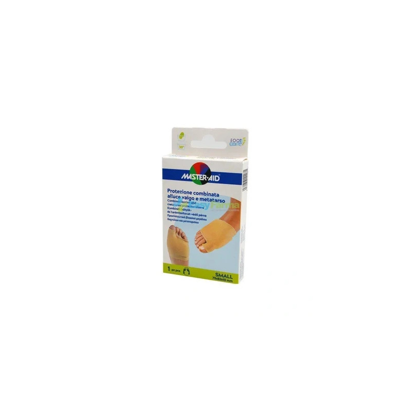 Pietrasanta Pharma Master Aid Foot Care Combined Protection For Hallux Valgus And Metatarsus Small 75x82x10 Mm