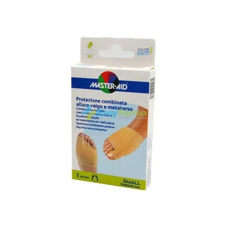 Pietrasanta Pharma Master Aid Foot Care Combined Protection For Hallux Valgus And Metatarsus Small 75x82x10 Mm