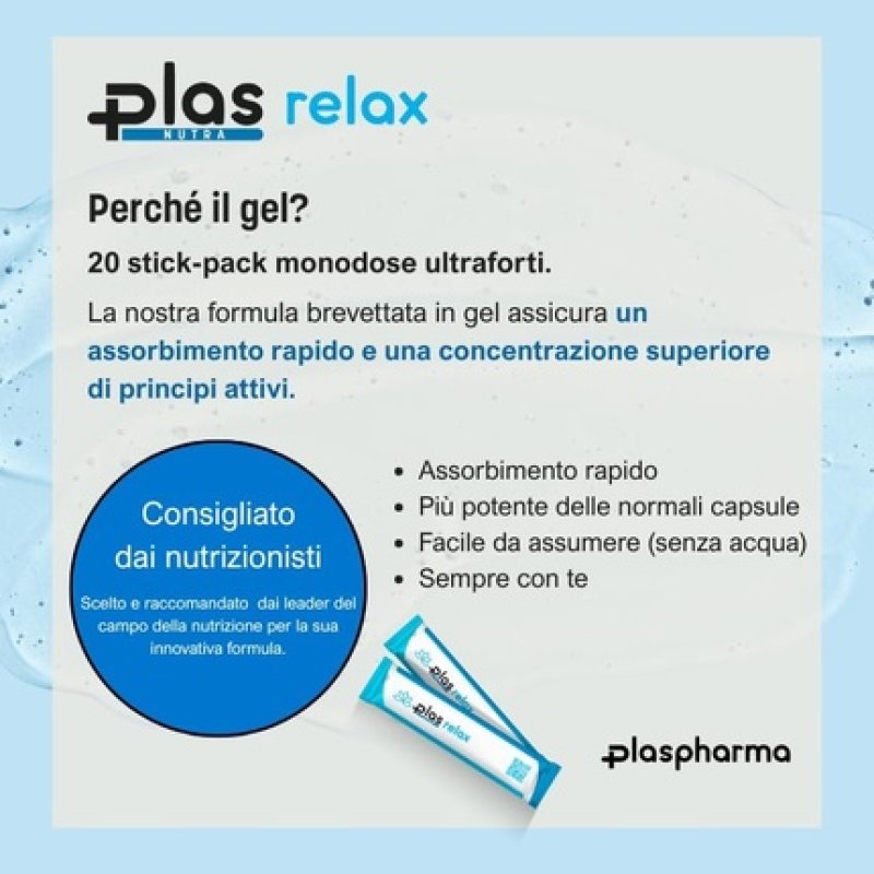 Plas Relax with Rhodiola Rosea Magnesium GABA and Vitamin B6 Supplements for Anxiety