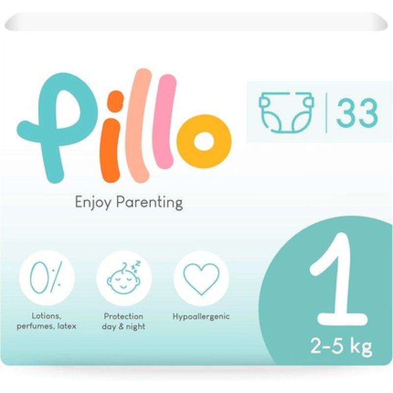 Pillo Baby Nappy Size 1 Newborn 25 Kg