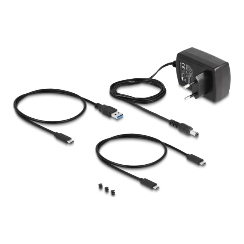 DeLOCK Convertisseur USB Type-C pour 1 x SSD M.2 NVMe 1 x SATA SSD / HDD avec fonction Clone