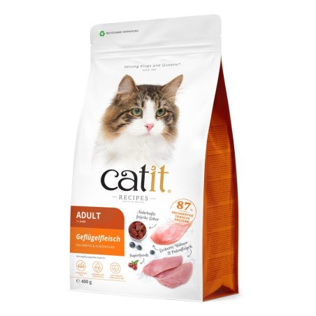 Catit - Premium Dry Food for Cats - Adult Poultry - 400 g