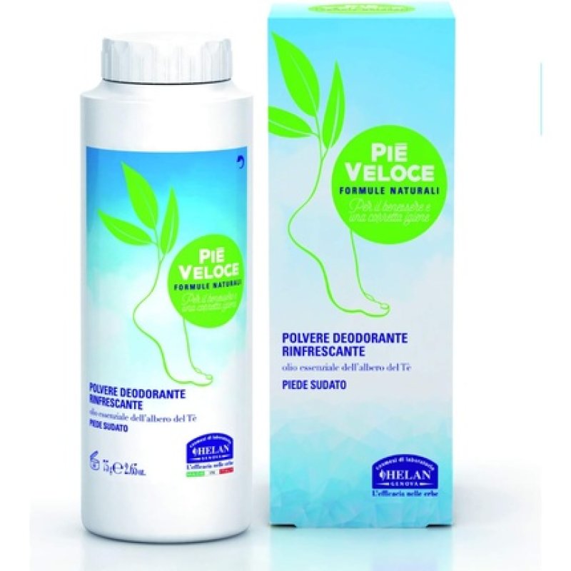 Helan Pie VeloPie Veloce Polvere Deod Rinfrrant Powder 75g