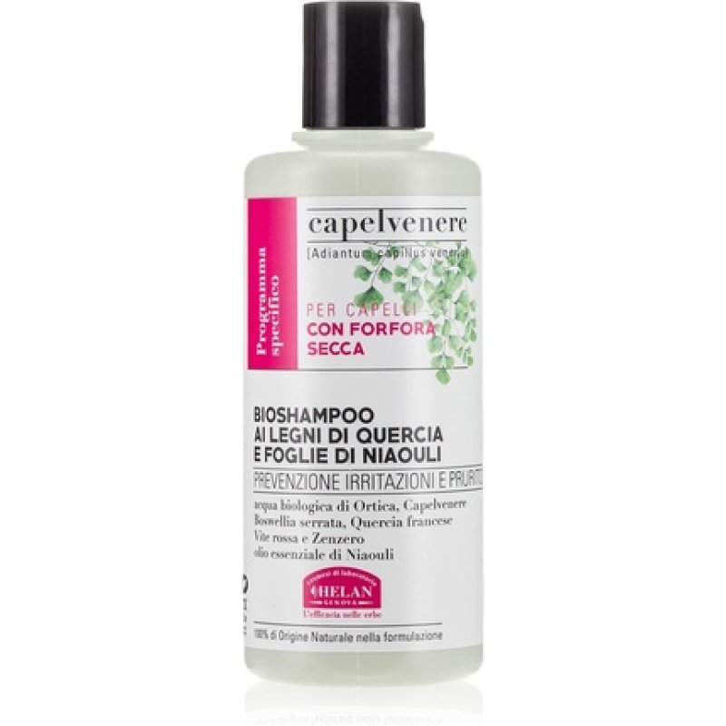 Helan Hair BioShampoo with Oak Wood and Niaouli Leaves 200ml