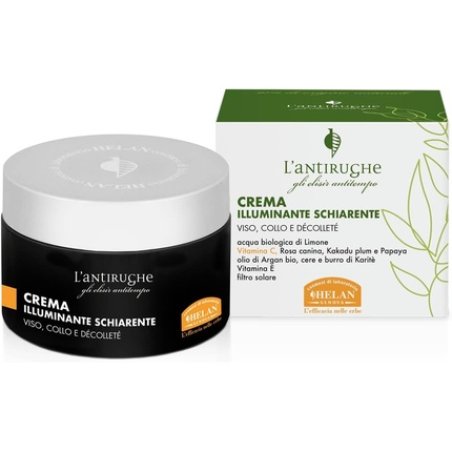 Helan L'Antirughe Anti Wrinkle & Brightening Face Cream for Women with Vitamin C & E, Argan Oil, Shea Butter & Waxes