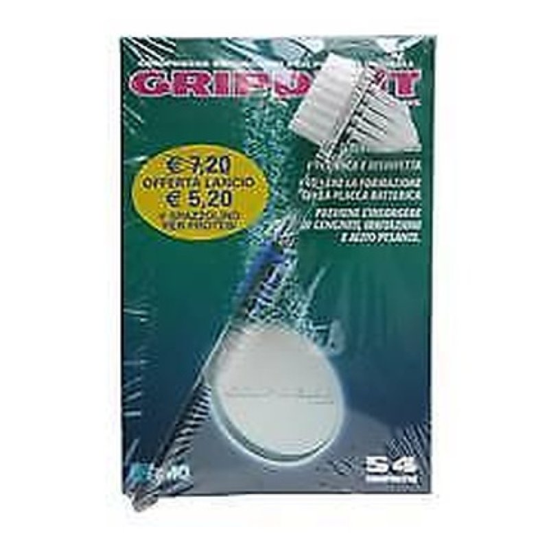 Gripdent Tabs 54 Cleaning Capsules with Denture Brush