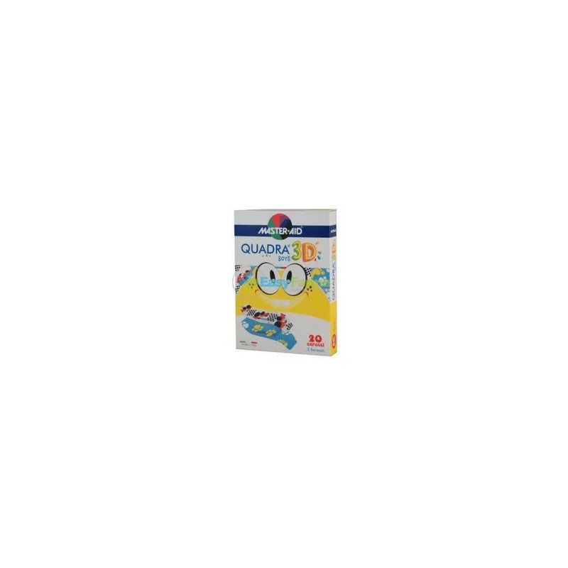 Pietrasanta Pharma Master Aid Quadra 3d Boys 20 Plasters