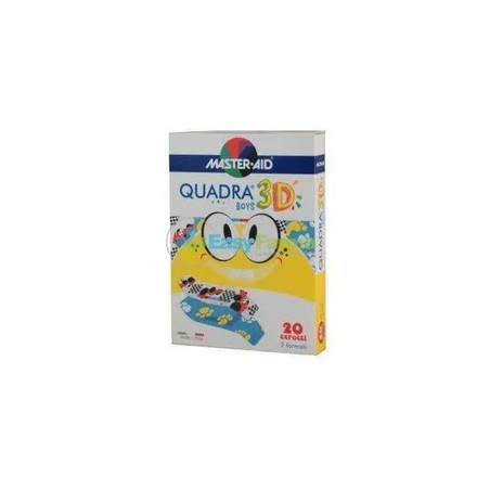 Pietrasanta Pharma Master Aid Quadra 3d Boys 20 Plasters
