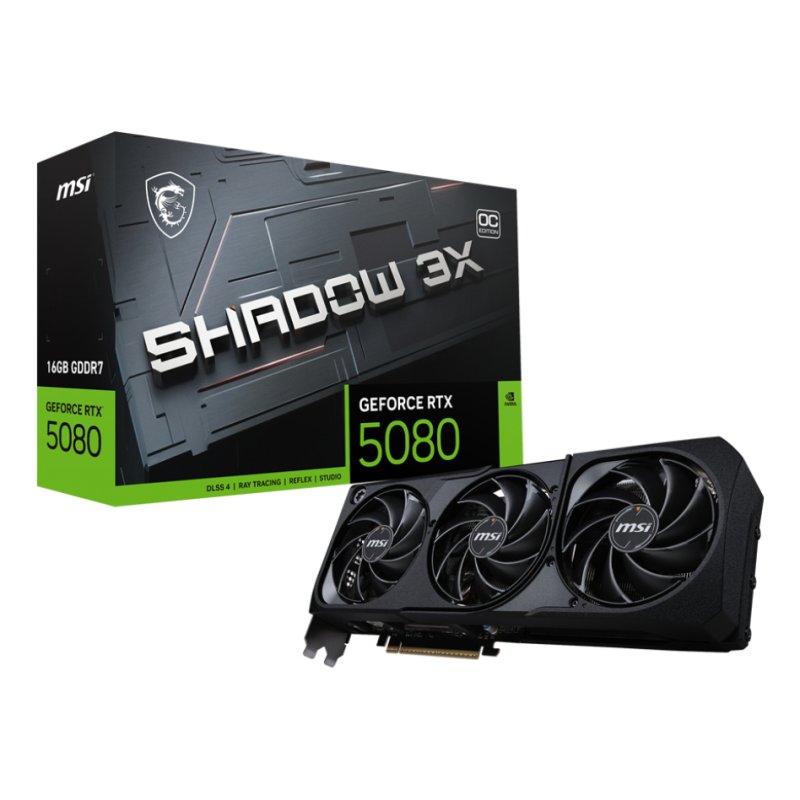 MSI RTX 5080 16G SHADOW 3X OC BU