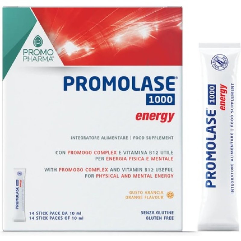 Promolase 1000 Energy Food Supplement with Promogo Complex and Vitamins