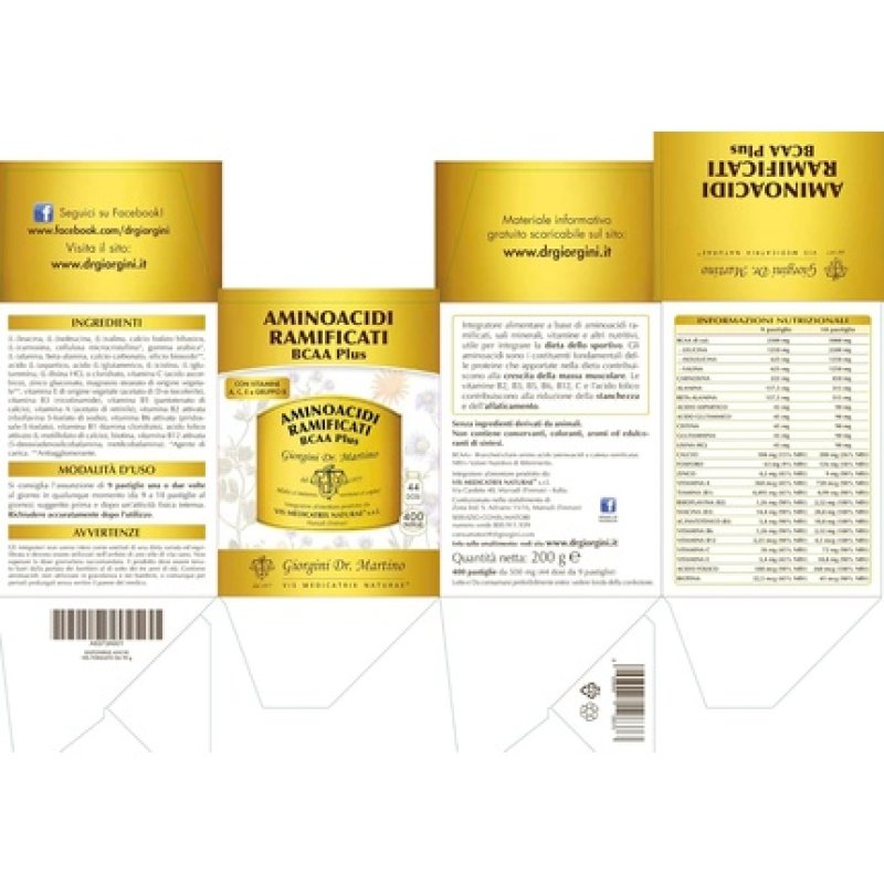 Branched Chain Amino Acids BCAA Plus Tablets 200g