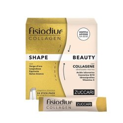 ZUCCARI FISIODIUR Collagen Shape & Beauty 24 Stick-Pack 5g - Double Action Drink