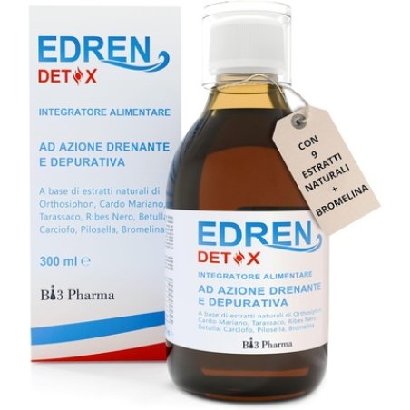 Edren Detox Liver and Intestine Detox Natural Strong Drainage with Orthosiphon