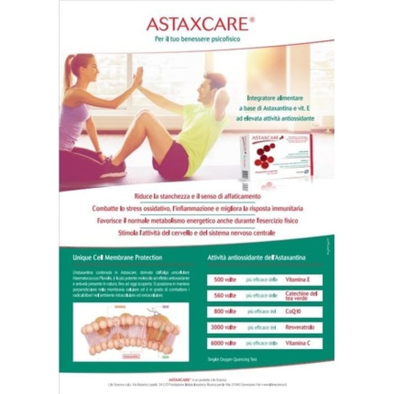 Life Science Astaxcare Food Supplement 30 Capsules