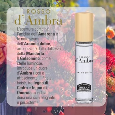 Helan Rosso D'Ambra Women's Fragrance with Sweet Almonds Eau De Parfum