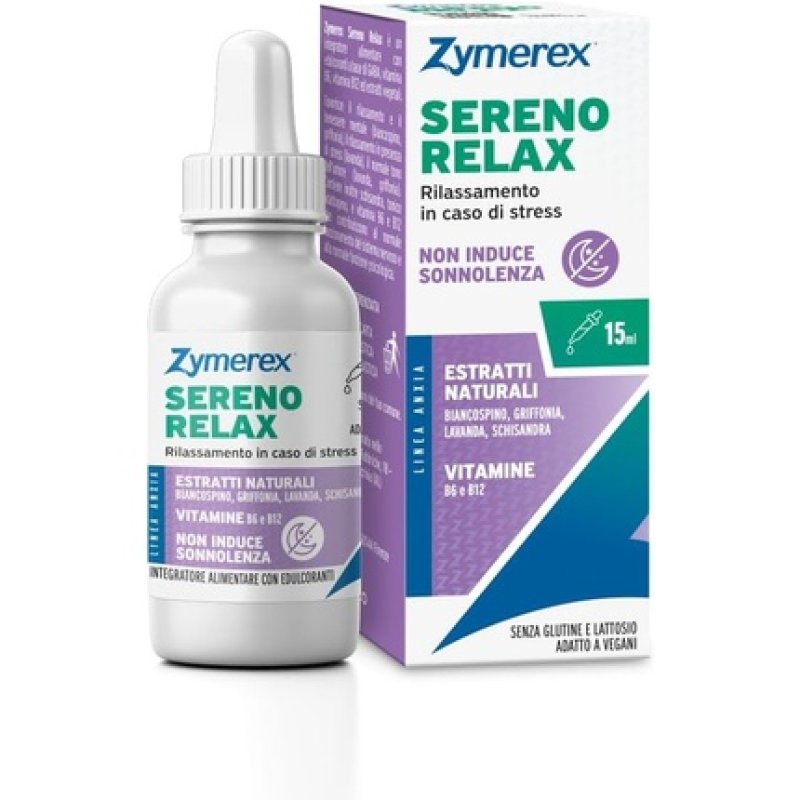 Zymerex Sereno Relax Drops 15ml for Mental Wellbeing and Relaxation