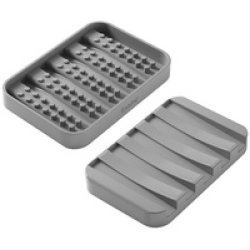 metaltex Porte-savon Gravity-Soap, gris