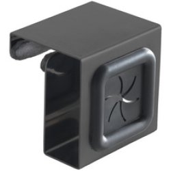 metaltex Porte-serviette, pour accrocher, carré, noir/gris