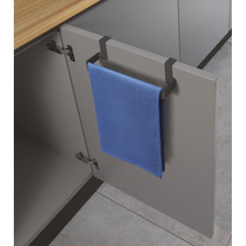 metaltex Porte-serviette Flex-Bar, extensible, gris