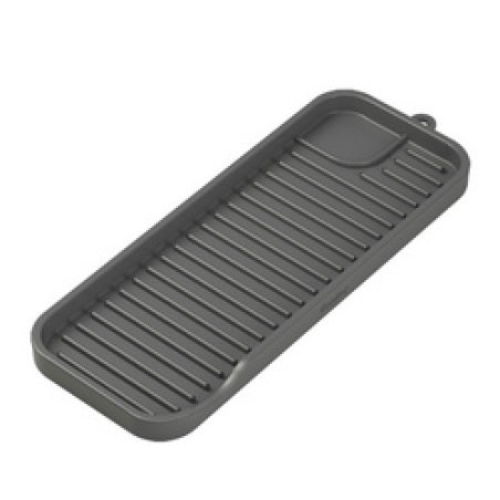 metaltex Rangement silicone pour évier Tidy-Mat XL, gris