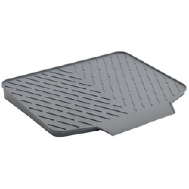 metaltex Tapis d'égouttage Gravity-Duo, caoutchouc, gris
