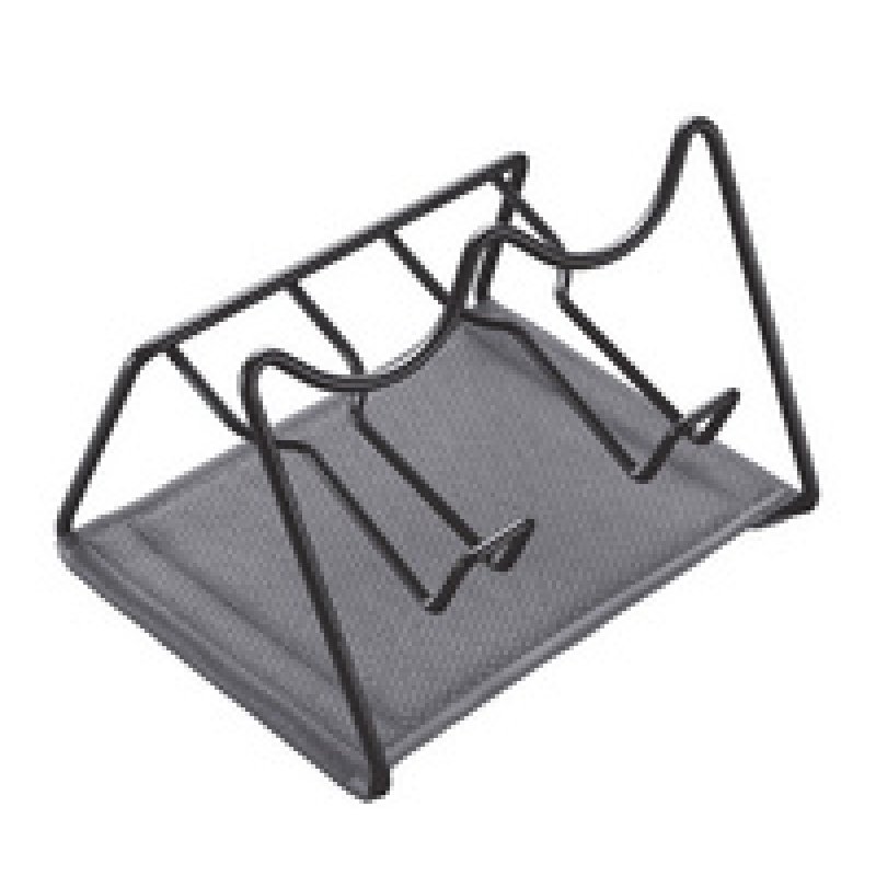 metaltex Égouttoir Sodatex 2 LAVA, noir mat