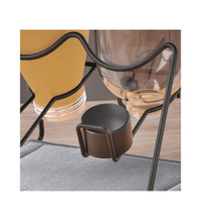 metaltex Égouttoir Sodatex 3 LAVA, noir mat