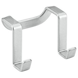 metaltex Crochet double Galileo, argent métallisé