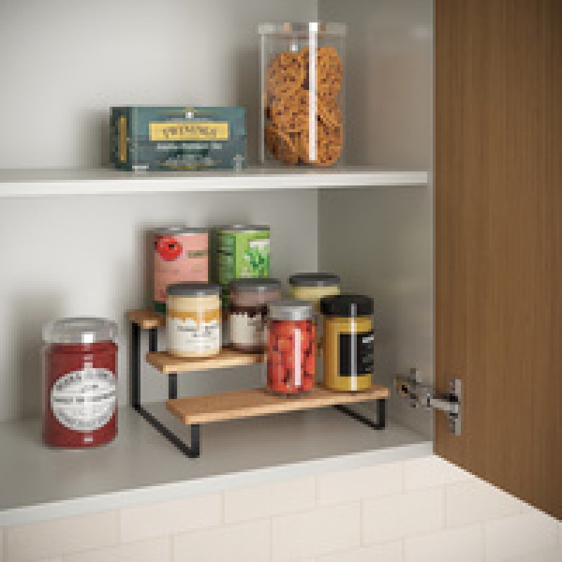 metaltex Étagère à épices en escalier York LAVA, 3 niveaux