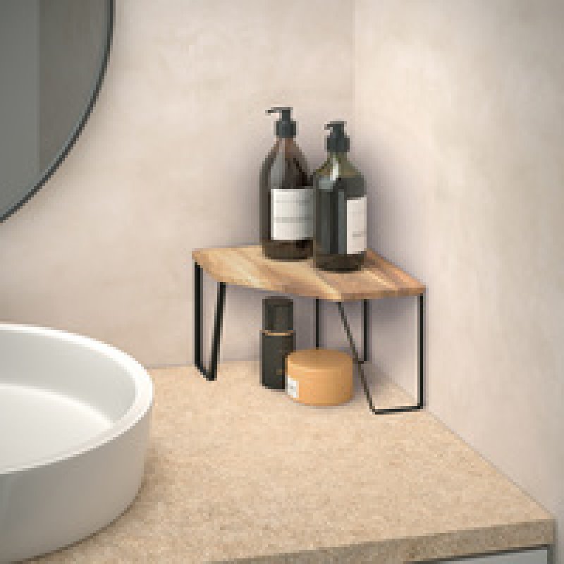 metaltex Étagère d'angle York LAVA, 1 niveau