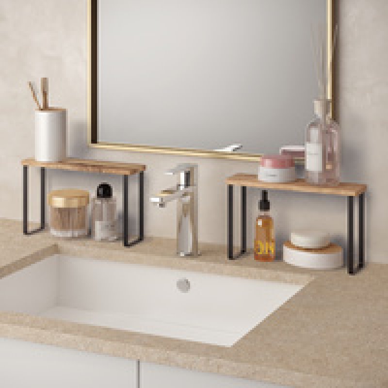 metaltex Étagère à épices York LAVA, 1 niveau, set de 2