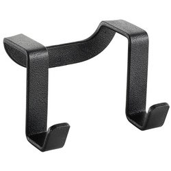 metaltex Crochet double Galileo LAVA, noir mat