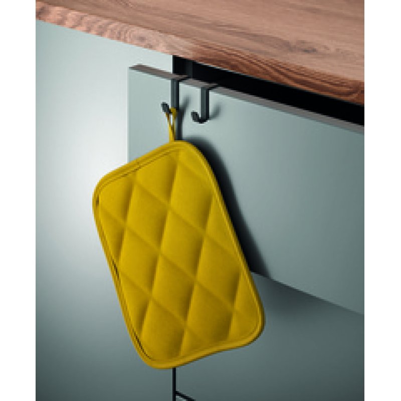 metaltex Crochet double Galileo LAVA, noir mat