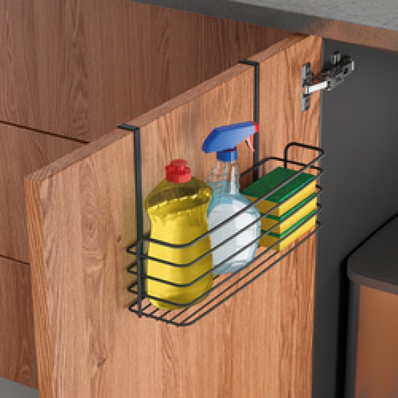 metaltex Rangement suspendu Galileo LAVA, noir mat