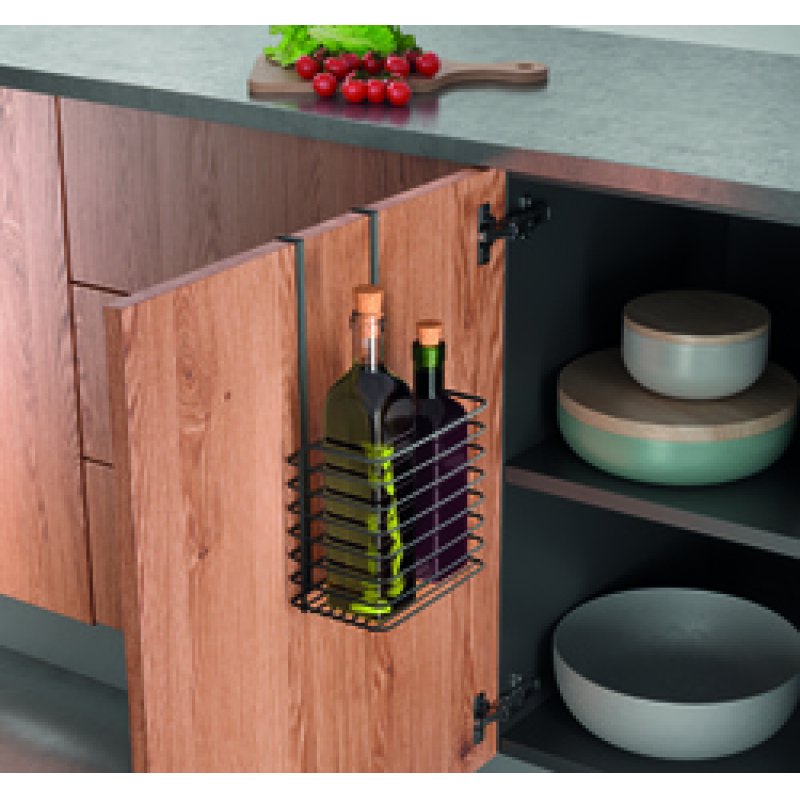 metaltex Rangement suspendu Galileo LAVA, noir mat