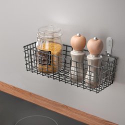 metaltex Panier multi-usage Koala LAVA, noir mat