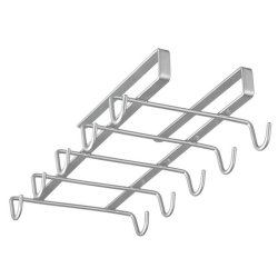 Metaltex 8002523649287 Porte-gobelet Argent Acier