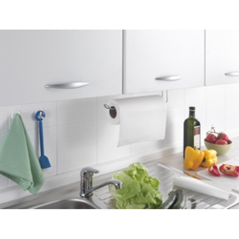 metaltex Porte-rouleau de cuisine Easy-Roll, argent