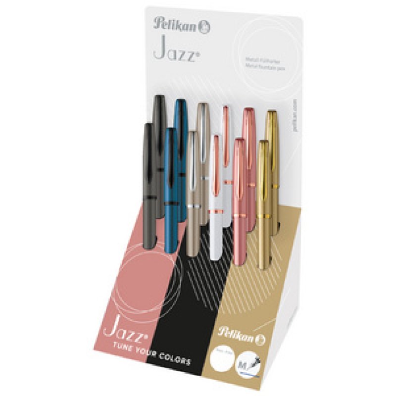 Pelikan Stylo plume Jazz Noble Elegance, présentoir de 12