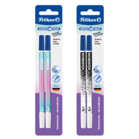 Pelikan Effaceur Super Pirat Color Edition, pointe biseautée