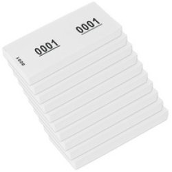 kangaro Bloc numéroté 1-1000, 105 x 42 mm, bleu