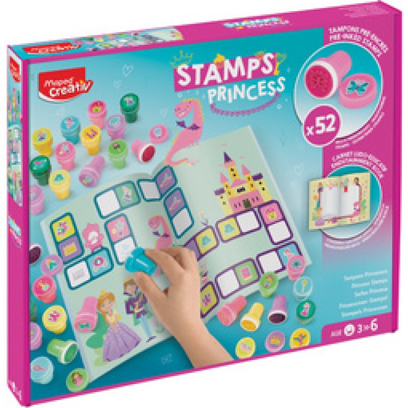 Maped Creativ Coffret 52 tampons "Princesses"