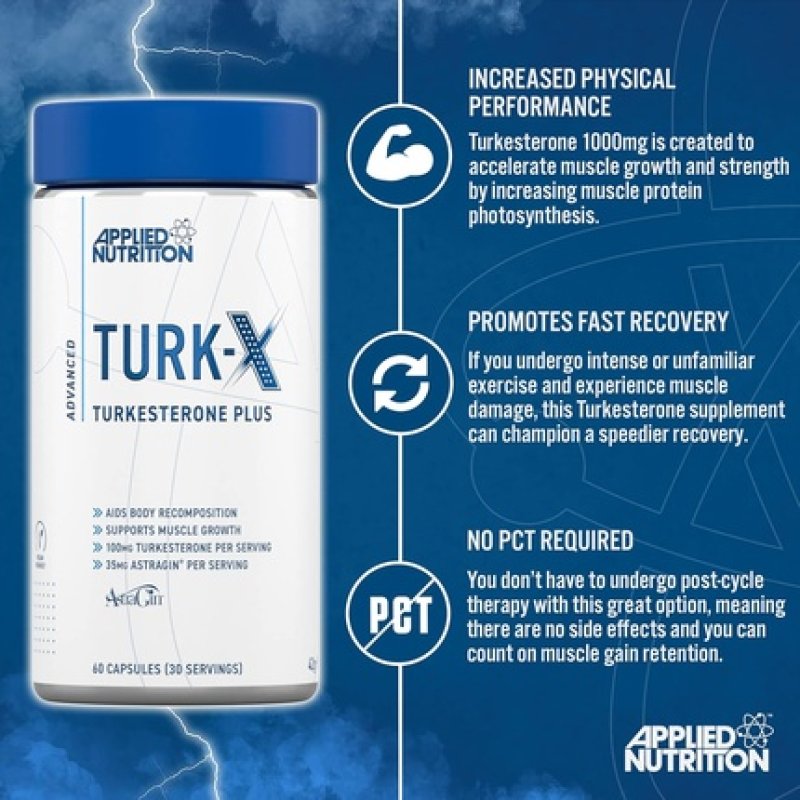 Applied Nutrition Turkx Turkesterone Plus 1000mg Muscle Building